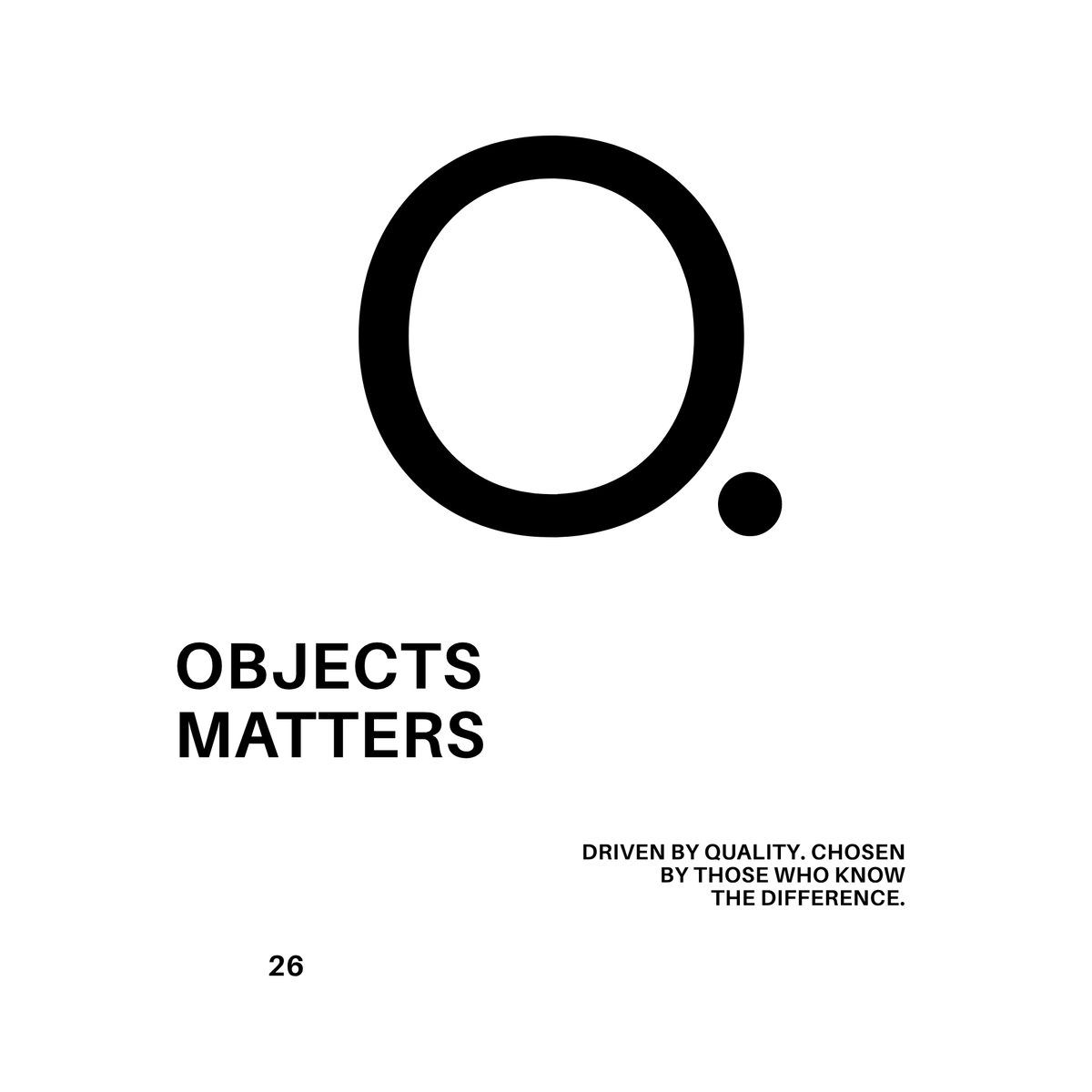 Objectsmatters